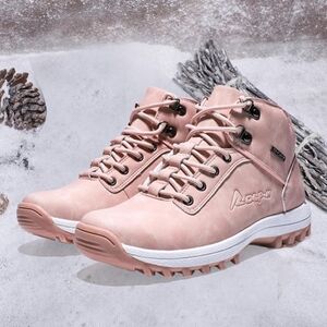 Pink Winter Snow Sport Boot sz 38 (7-7.5US) Waterproof Ankle Lace up  NWOT